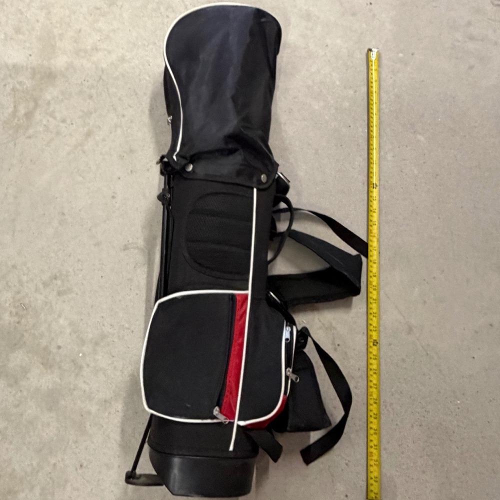 Nitro Blaster Junior Golf Bag and 16 Degree Driver Set Black Red with Headcover - Picture 8 of 16